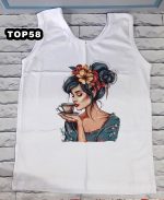تاپ رکابی زنانه اسپان سفید - تصویر 2