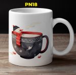ماگ سفید سرامیکی درجه 1 با طرح فانتزی - تصویر 7