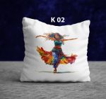 کوسن سفید سایز 35در35 (ساتن-مخمل) - تصویر 3