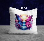 کوسن سفید سایز 35در35 (ساتن-مخمل) - تصویر 5