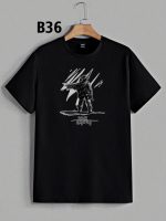 تیشرت مشکی سوپر پنبه طرح COWBOY - تصویر 8
